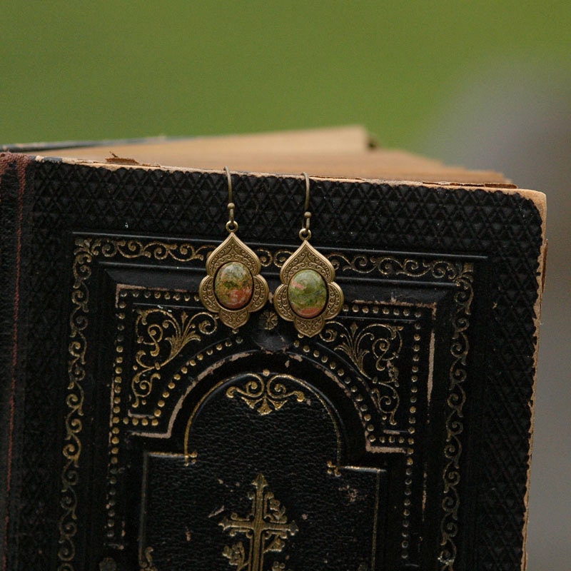Unakite Earrings