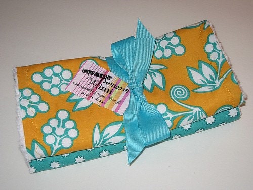 Ginger Blossom Boutique Chenille Burp Cloths