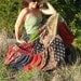 Handmade Patchwork Hippy Boheme California Girl Skirt Plus Size Or Not