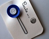 Cute as a Button--VIntage Button Hair Pin