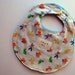Chow Bebe Bib--Colorful Retro Animal Print