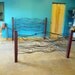 Wood Grain Bed of Steel and Cedar