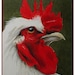 Father's Day Card Rooster Art by Melody Lea Lamb