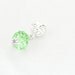 August birthstone glass dangle charm bead