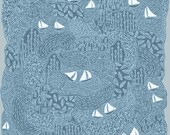 maine summer archival print