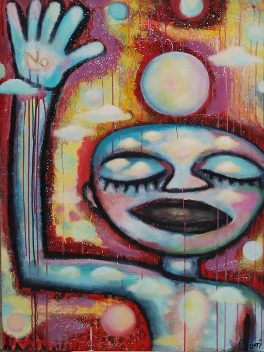 sacred no, original painting