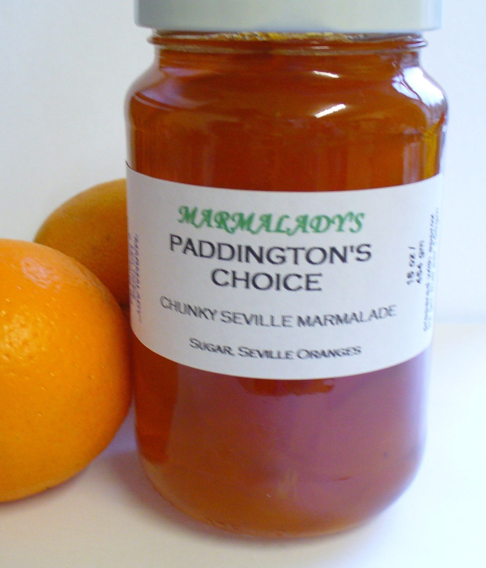 Orange Marmalade PADDINGTON'S CHOICE  Chunky Seville Marmalade Thick Cut