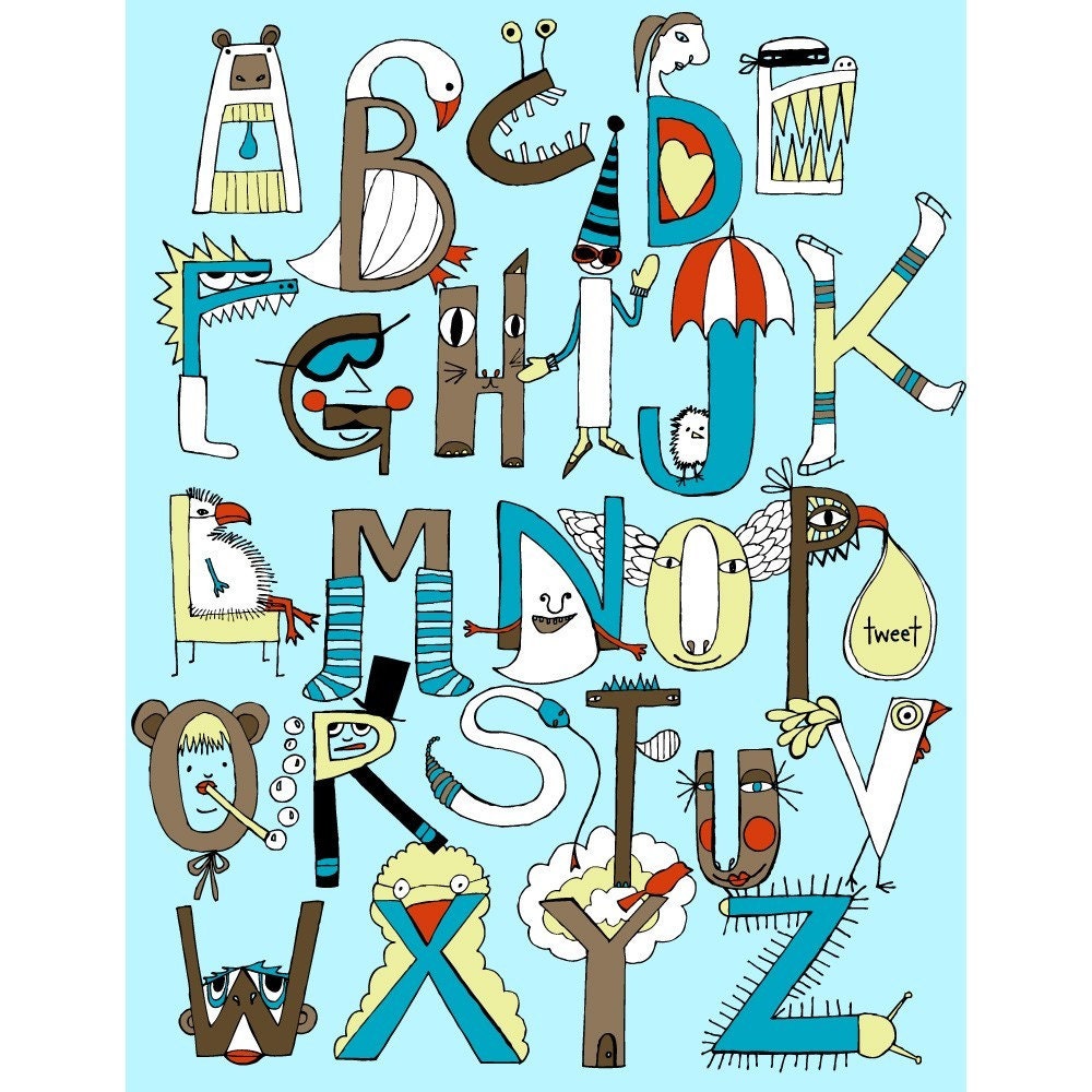 critters and creatures PRINT