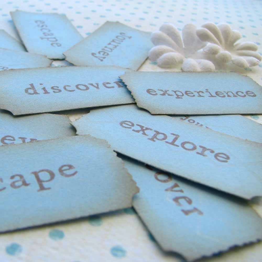 ENJOY the JOURNEY raffle ticket tags