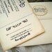 Vintage Wedding Invitation - Tandem Bicycle