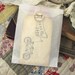 Vintage Wedding Save the Date Hinged Shipping Tags Tandem Bicycle