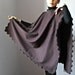 Crochetted Poncho, Coat - Burgundy, Red Wine - Fashion Design - Women - Cape, Jacket - Handmade Italian Mohair