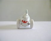 Ceramic Fish on Wheels - small rolling monster fish