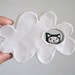 Ceramic Wall Hanging - Kitty Cloud - Cat in the Clouds