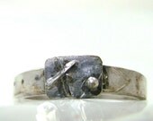 Christian Ring for Men - Custom Fine Silver Band Ring - Belt of Truth - Armor of God