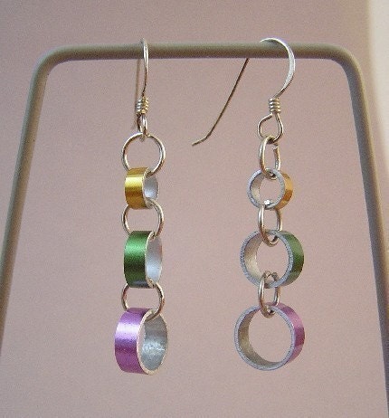 3-link earrings - identical twins