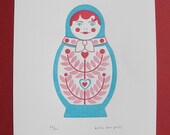 nesting doll limited edition print