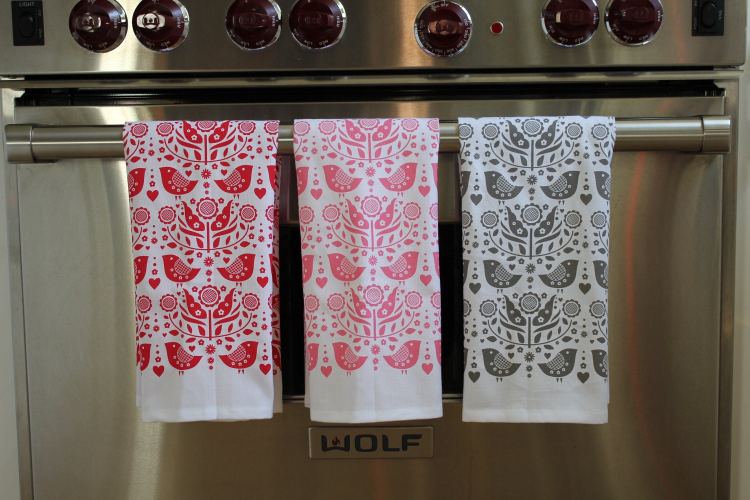 bird tea towels (set of 3)