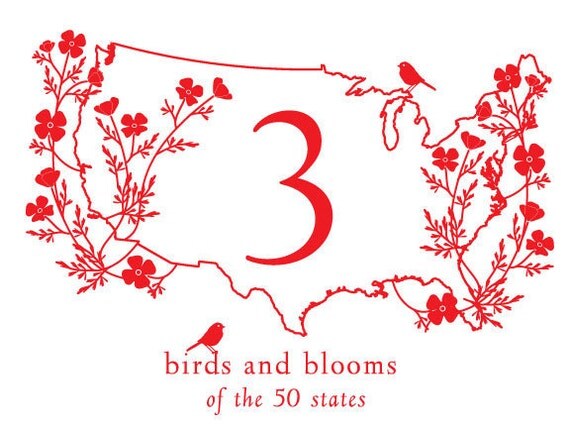 SET OF 3 state prints for 40 dollars
