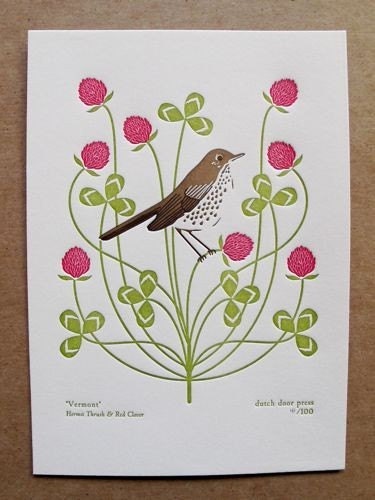 vermont (from birds and blooms of the 50 states)