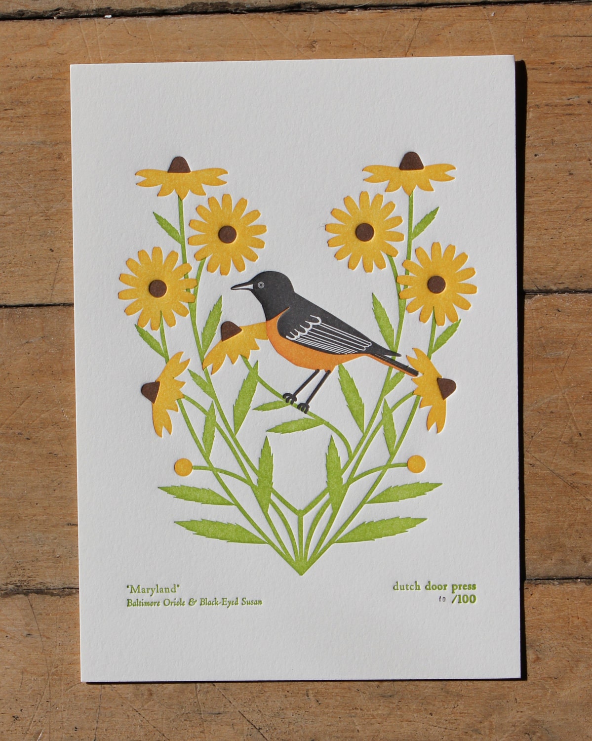 maryland (from birds and blooms of the 50 states)
