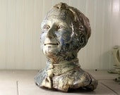 Figurative Sculpture of a Man - Hello Friday - by Keith Phillips
