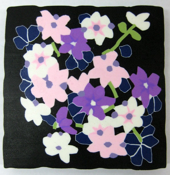 Polymer clay square cane