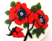 Polymer clay flowers cane