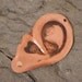 Custom listing for Laura 18k pink rose gold studs post earrings sterling silver