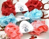 Crinkled Seam Binding 15 Yds. Coral Reef Salmon Coral Aqua Melon
