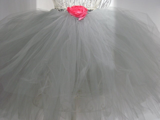 SALE Light Silver Ballet Length Tutu for Dress up COSTUME or BALLET or Photo Session Il_170x135