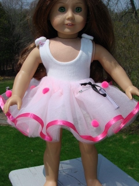 FOR DOLLS Matching Custom Dress Up Tutu For Favorite 18 inch Doll or Stuffed Friend
