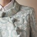 brocade asymmetric closure opera coat m/l