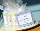 25 . Personalized Soap Party Favors . Bridal Shower Favors / Baby Shower Favors