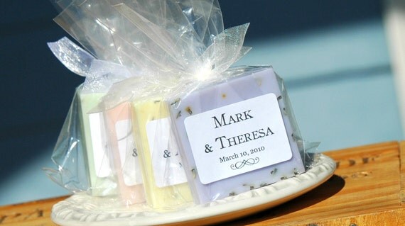 25 . Wedding Shower Favors . Personalized Soap Party Favors . Bridal Shower / Baby Shower