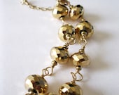 Golden Pyrite Bracelet - UK Seller