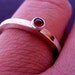 Create Your Own Stack Garnet Stacking Ring in Sterling
