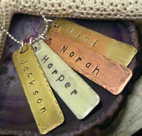 Personalized Brass, Aluminum or Copper Tags