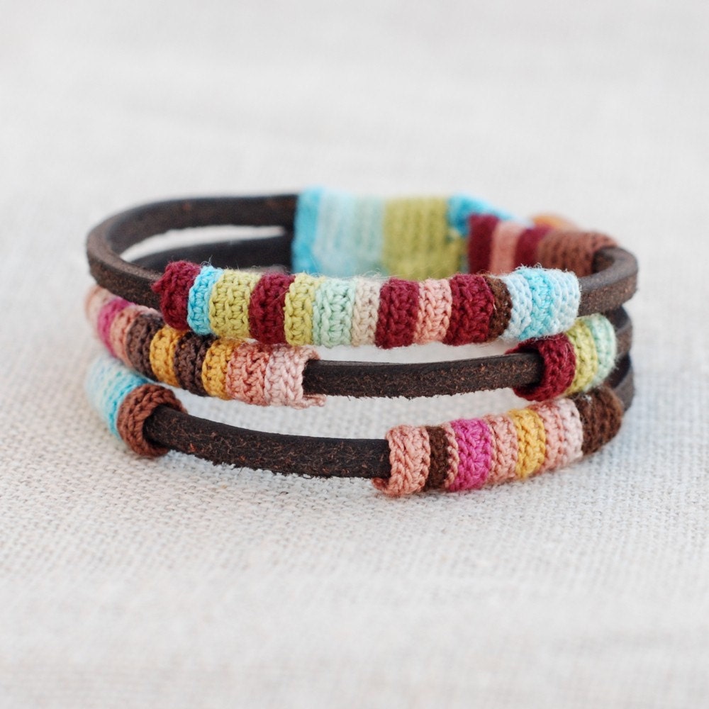 RESERVED Mini leather bracelet