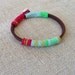 leather cotton bracelet