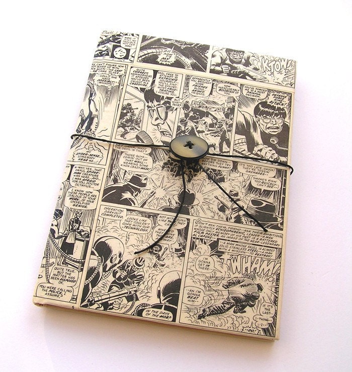 Custom covered pop art notebook / journal