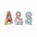 Set of three bespoke map Initials