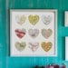 Bespoke Nine Heart Map Art - Framed