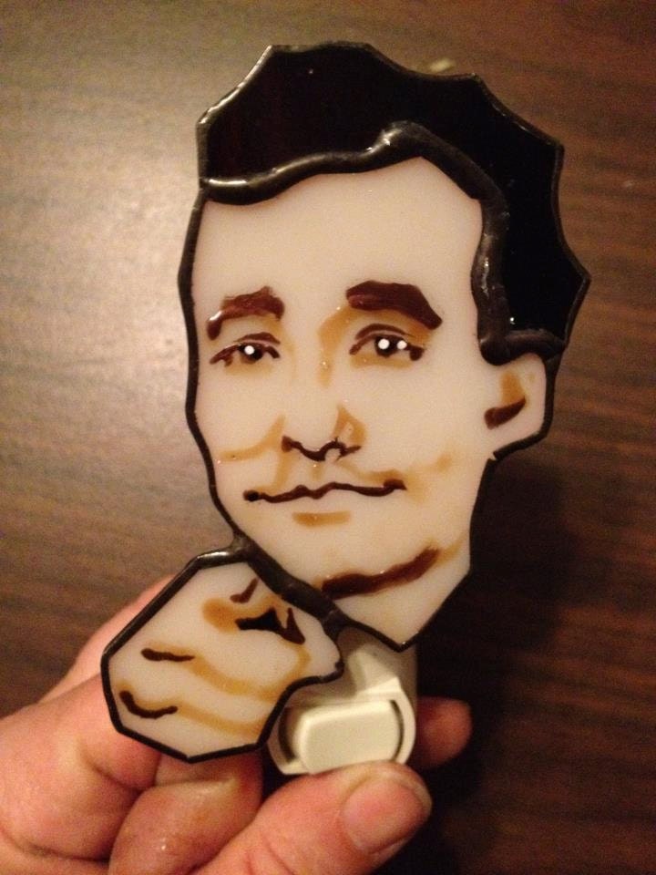 Bill Murray Stained Glass Night Light by Glass Action