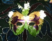 Queene of Faery Masque--One of A Kind Costume Masks--FaerySpell Creations