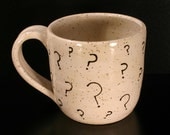 Question Mark Mug, 14 Ounce, Half Off