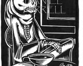 Death and a Cup of Earl Grey Limited Edition signed and Numbered Print