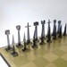 Modern Austin Alcoa Aluminum Chess Set