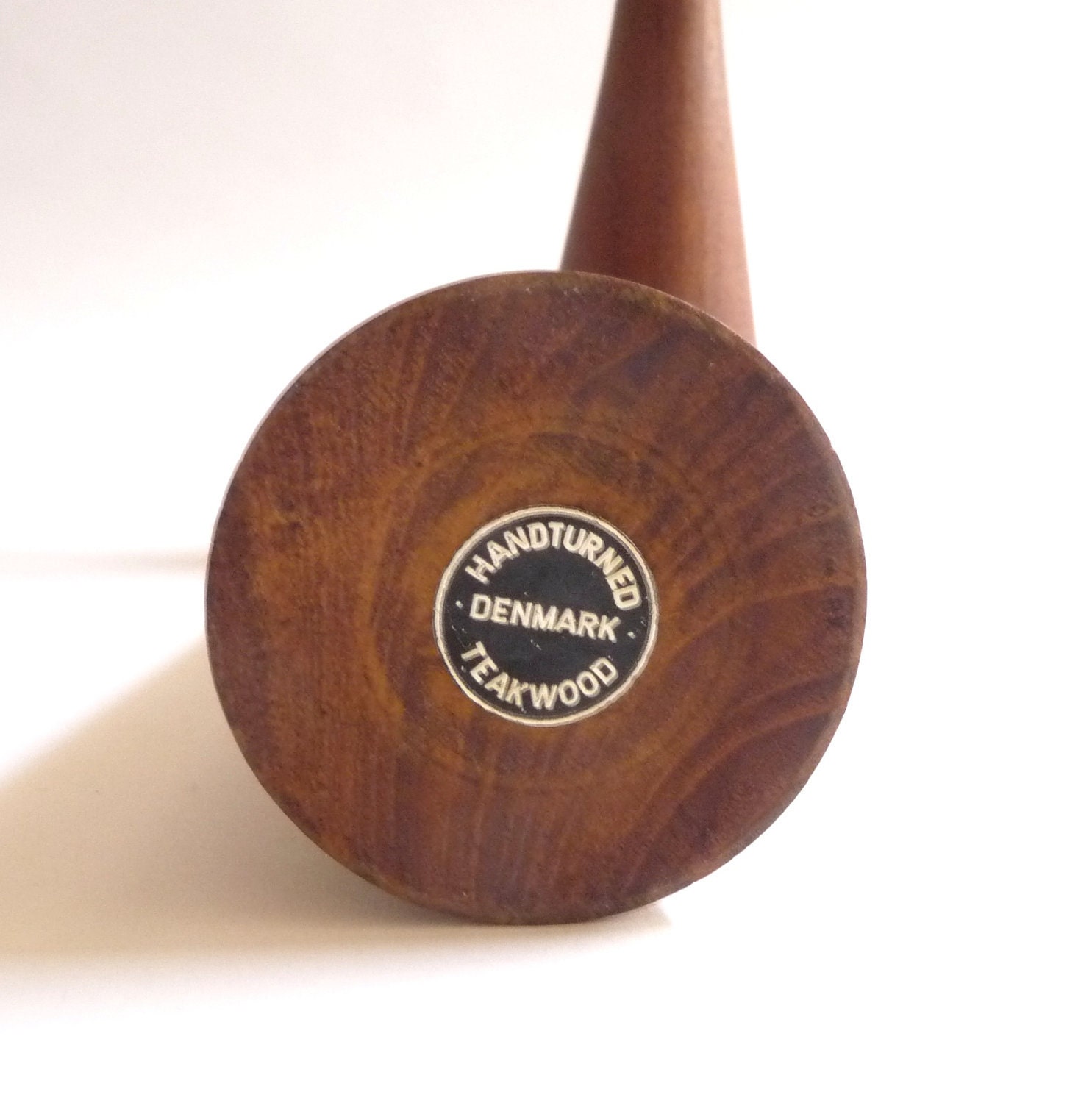 Danish Modern Teak Candlestick Pair