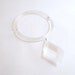 Judith Hendler Clear and Frosted Lucite Necklace